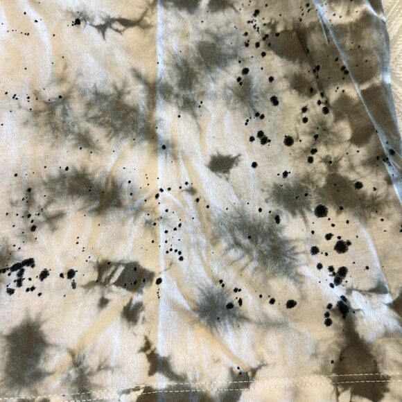 Chrldr Women’s Tie Dye and Splatter Lightning Bolt Wide T-Shirt, Size S - Picture 3 of 6